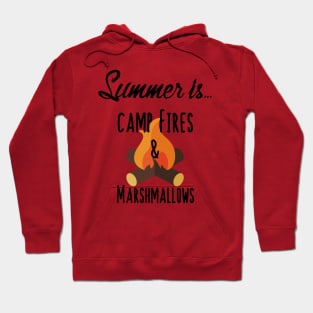 Summer Is Camp Fires & Marshmallows - S’mores Hoodie